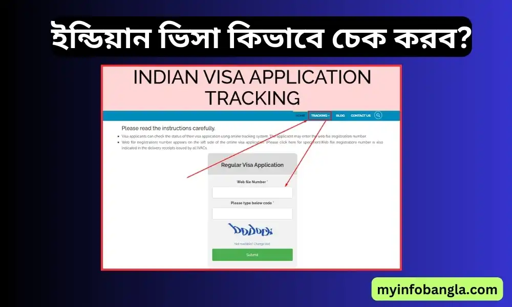 ইন্ডিয়ান ভিসা চেক অনলাইন