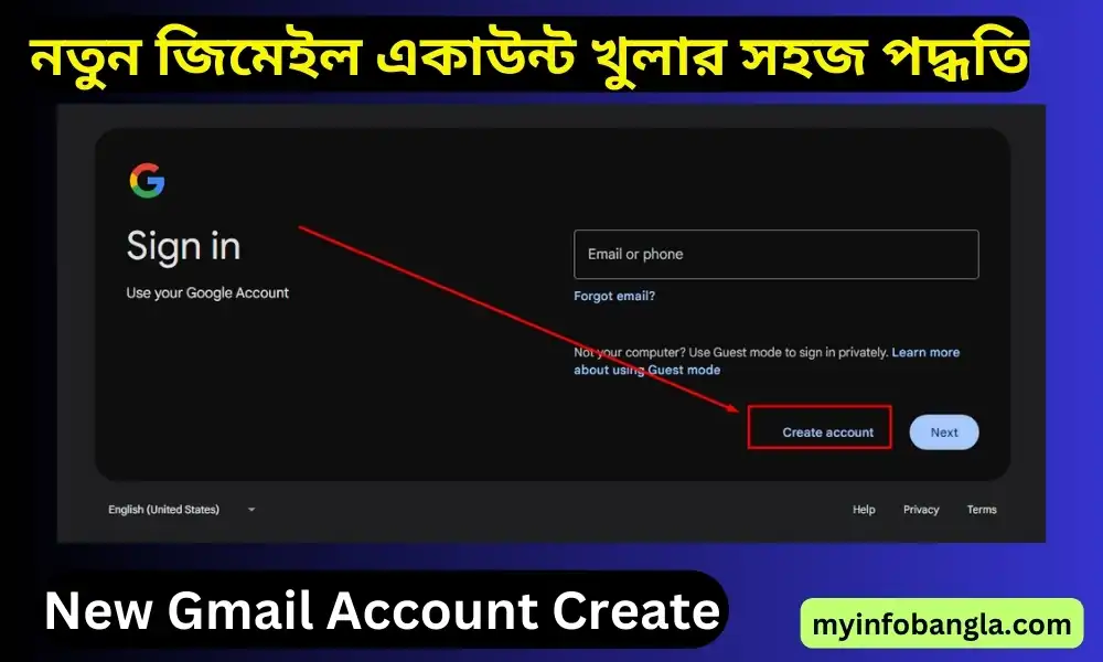 New Gmail Account Create